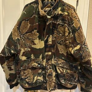 Northwest Territory Camo men XL fleece insulated hunting jacket